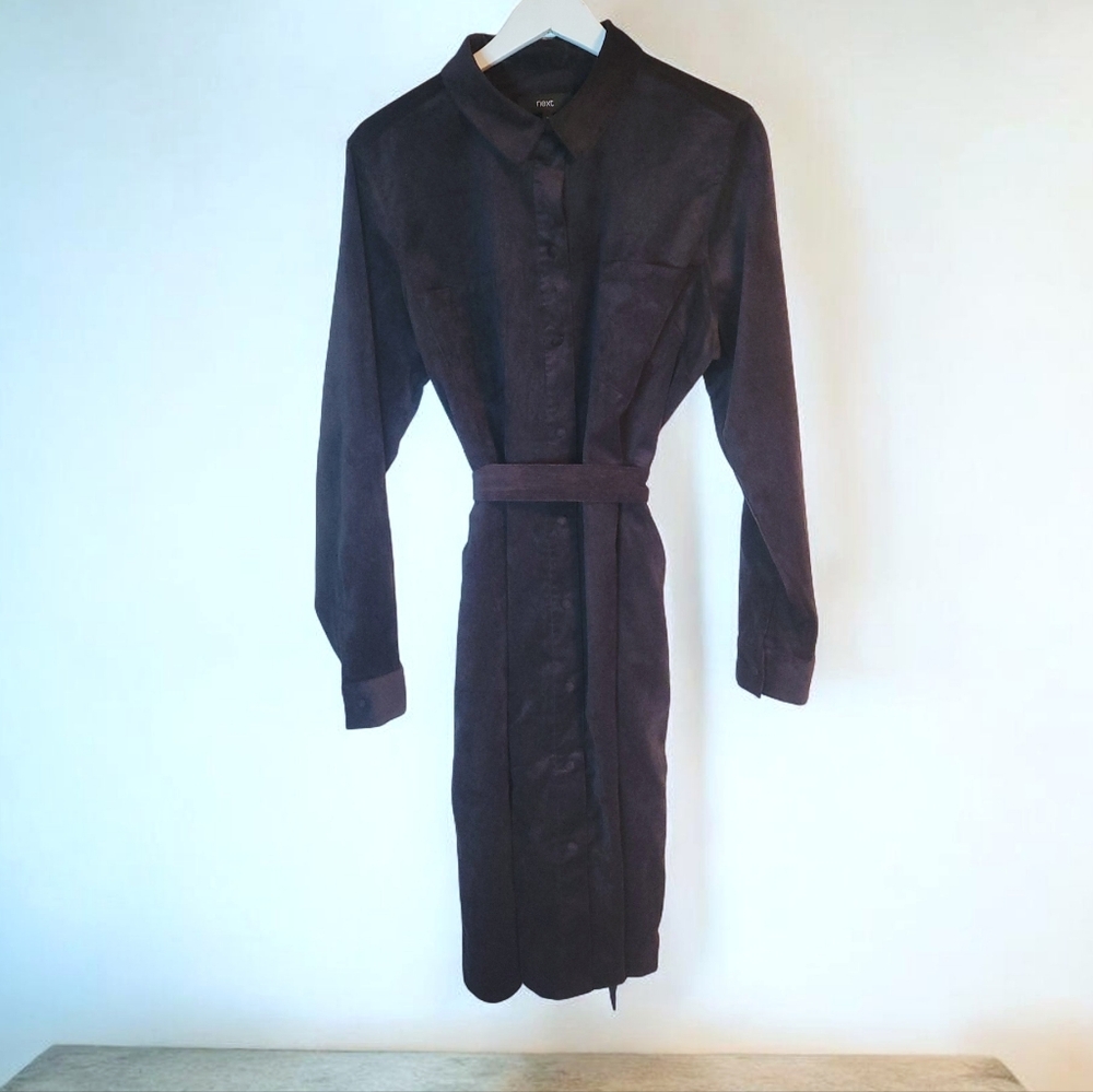 Next Dark Black Long Sleeve Dress
